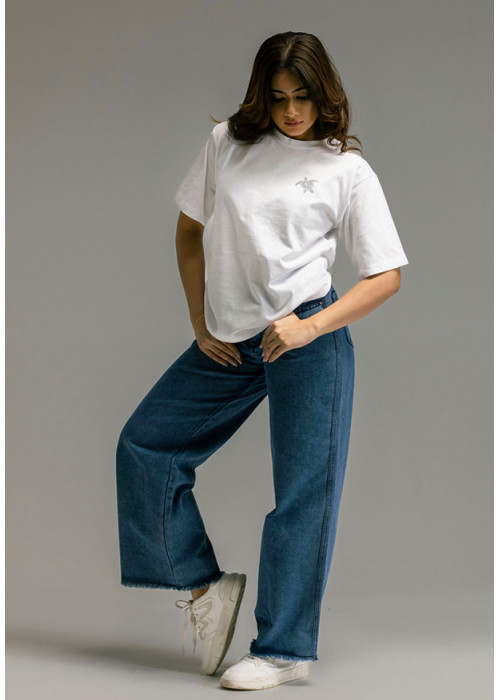 HENASSY WIDE LEG JEAN